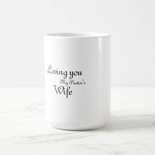 Personalised Pastors wife Mug