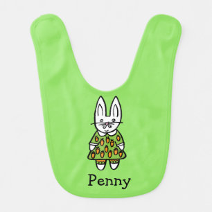 Personalised Penny the Rabbit Bib
