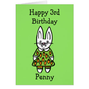 Personalised Penny the Rabbit Cards