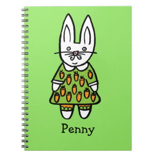 Personalised Penny the Rabbit Notebook