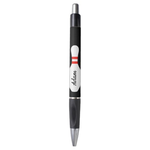 Personalised pens with classic bowling pin design