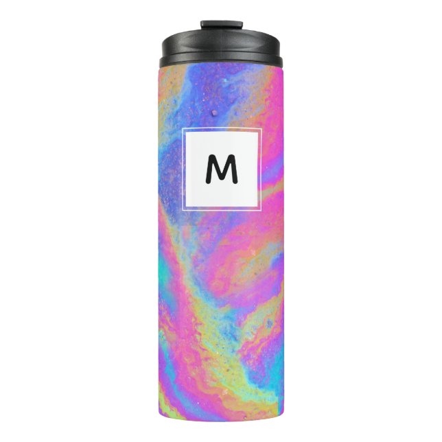 Personalised Petrol Thermal Drinking Flask / Mug (Front)