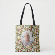 Personalised Photo and Tropical Fruit Pattern