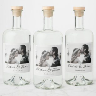 Personalised brandy bottle labels