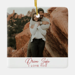 Personalised Photo Car Ornament Hanging Car