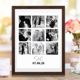 Personalised Photo Collage Personalized Gift Poster