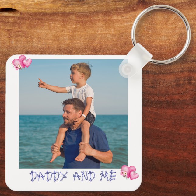  Personalised Photo Keychain (Back)