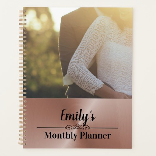 Personalised Photo Monthly Planner