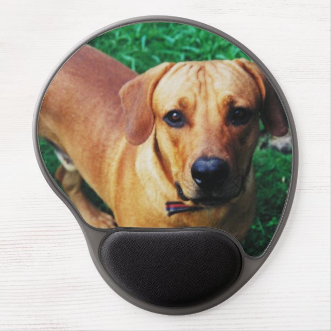 Personalised Photo Mouse Mat With Wrist Support (Front)