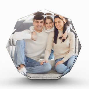 Personalised Photo Print Acrylic Block Plaque