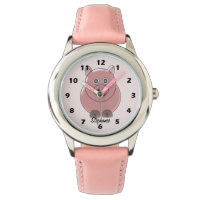 Personalised Pig Design Watch