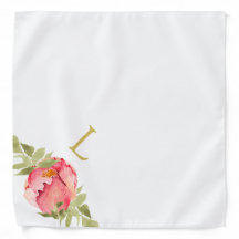 Personalised, pink watercolour roses