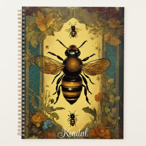 Personalised planner  bee keeper gift honey lover