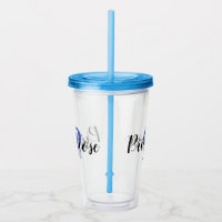 Build Your Own Reindeer Personalized Acrylic Insulated Tumbler for Boys