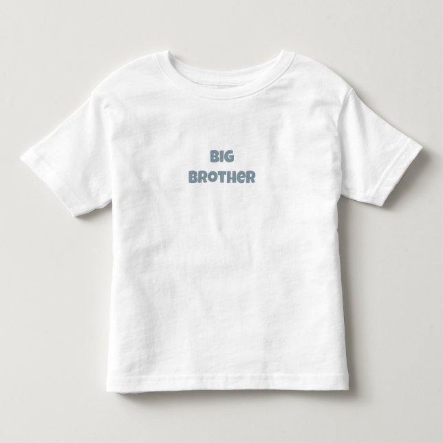 Personalised Pregnancy Announcement Big Brother. Toddler T-shirt (Front)