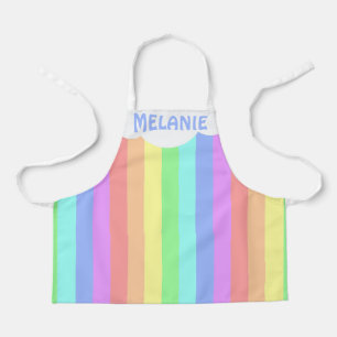 Personalised Rainbow Cloud Colorful Apron