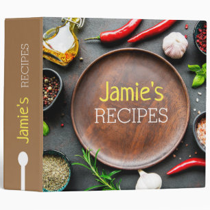 Personalised Recipe Binder