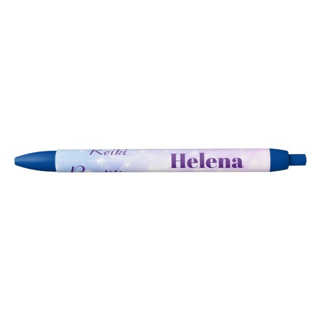 Personalised Reiki Practitioner design Pen (Front)