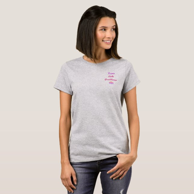 Personalised Reiki Practitioner design T-Shirt (Front Full)