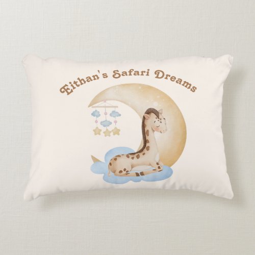 Personalised Safari Dreams Pillow 