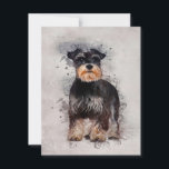 Personalised Schnauzer | dog Birthday card<br><div class="desc">Professional design, rich pictures, bright colors, clear fonts, easy to read. The vivid picture and unique decoration style of hanging flags can well reflect your taste in life.Made of high-quality canvas polyester-cotton material, strong and durable. The picture is clearly printed on the advanced canvas. The top stick and rope have...</div>