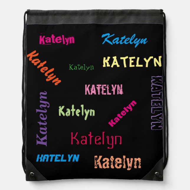 Personalised School/Swim/Gym/Dance Bag Any Name (Front)