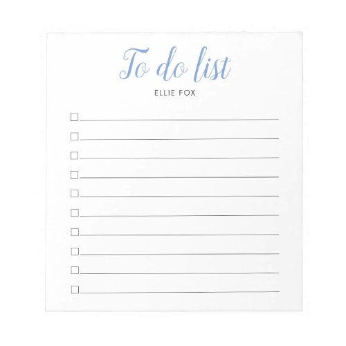 Personalised Script Checkbox To_Do List Notepad