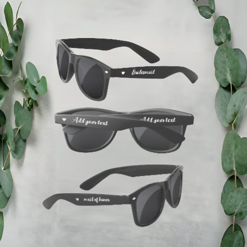 Personalised Script Sunglass  Wedding Party Gifts