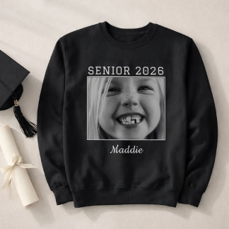  Personalised Senior 2026 custom Photo graduation Sweatshirt