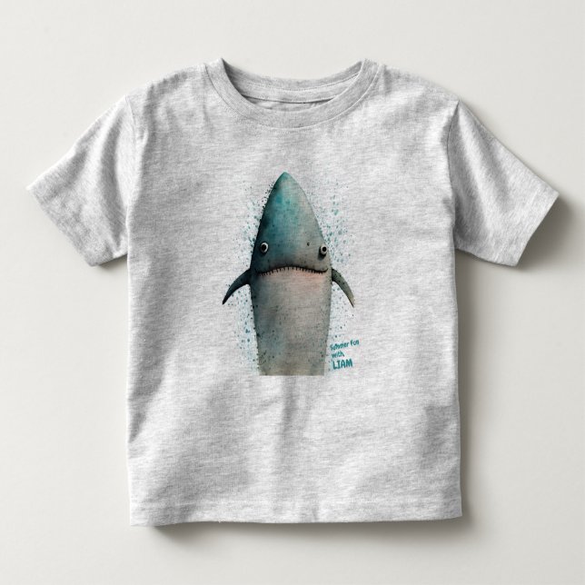 Personalised Shark t-shirt (Front)