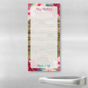 Personalised Shopping List, Magnetic Notepad