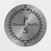 Personalised stick on clothing labels