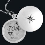 Personalised special birthday necklace 70th<br><div class="desc">Personalised special birthday necklace 70th</div>