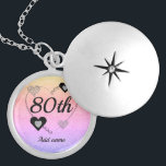 Personalised special birthday necklace 80th<br><div class="desc">Personalised special birthday necklace 80th</div>