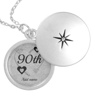 Personalised special birthday necklace 90th