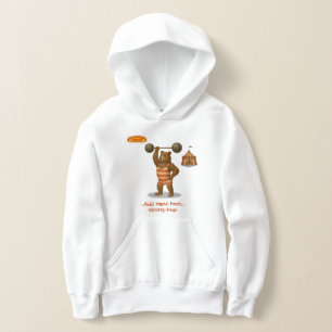 Personalised "strong-bear" hoodie
