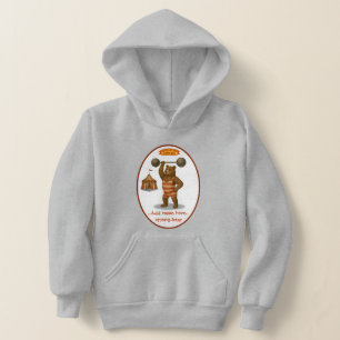 Personalised "strong-bear" hoodie
