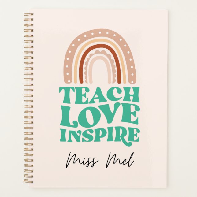 Personalised Teachers Planner (Front)