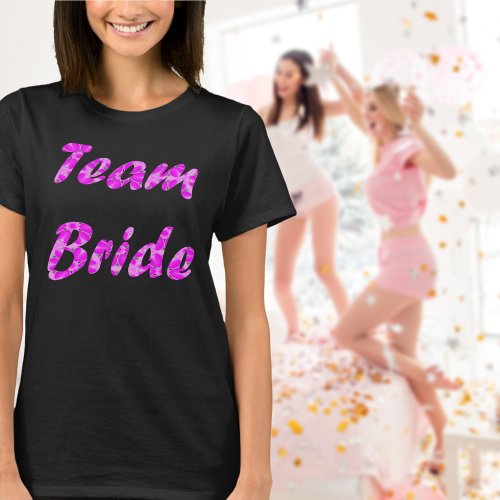 Personalised Team Bride Logo T_Shirt