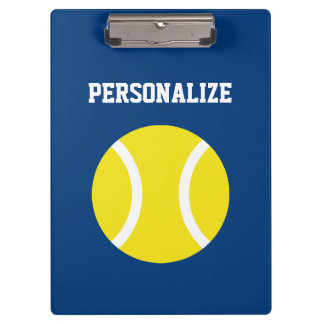 Personalised tennis player coach accessory custom clipboard