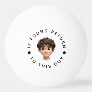 Personalised Text and Name Ping Pong Ball