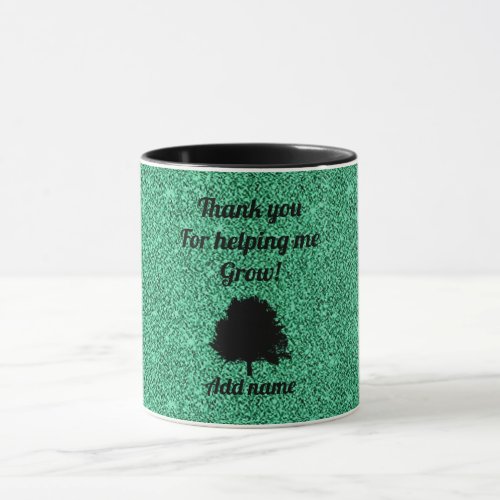 Personalised thank you mug gift