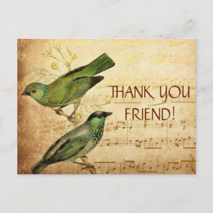 Personalised Thank You Postcard