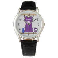 Personalised unique netball player watches