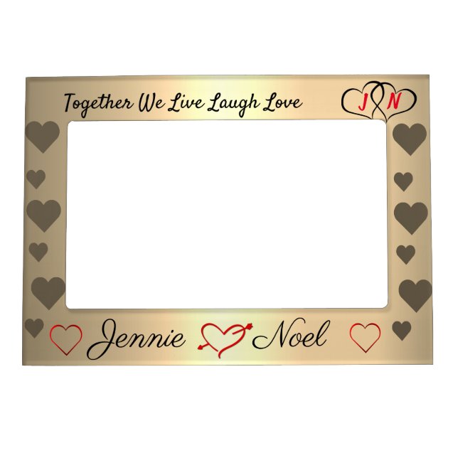 Personalised Valentine Day Gift Photo Frame (Front)