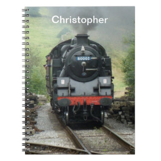 Personalised Vintage Steam Train Notebook