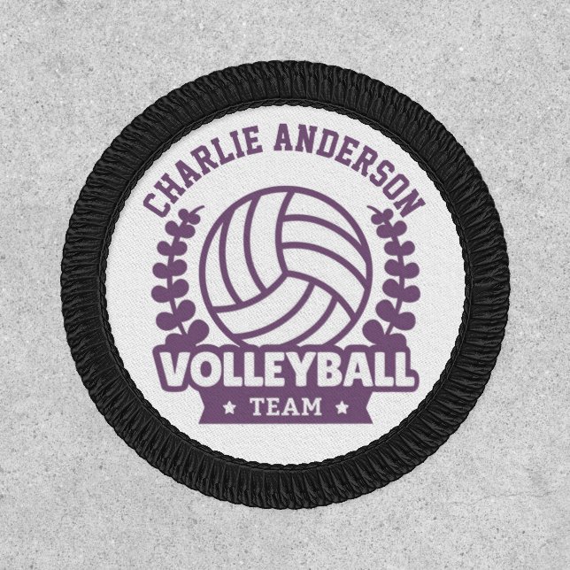 Personalised Volleyball Team Sports Patch (Front)
