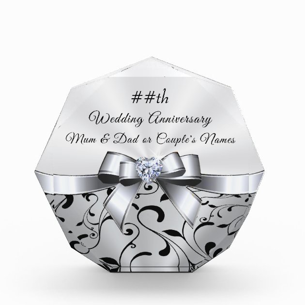 10th Wedding Anniversary Gift Wife Husband Personalised