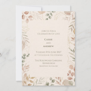 Personalised Wedding Invitation