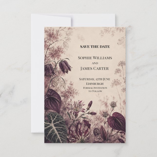 Personalised Wedding Save the Date (Front)